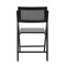 Flash Furniture Galene Cane Rattan Folding Chairs w/Solid Wood Frame and Seat and Ventilated Back, Natural/Blk, 2PK SK-220905-BLK-GG - alternate 7